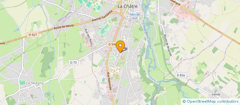 localisation de l'entreprise MONSIEUR JACQUES RENAULT à LA CHATRE