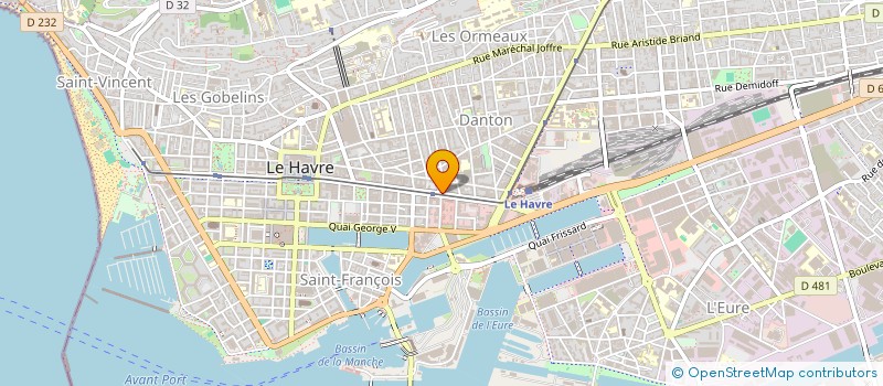 localisation de l'entreprise MONSIEUR JACQUES RENAULT-LEBERQUIER à LE HAVRE