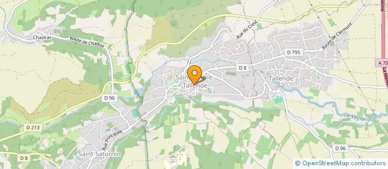 localisation de l'entreprise MONSIEUR JACQUES RENZI  TALLENDE