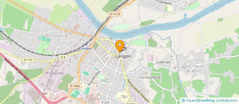 localisation de l'entreprise MONSIEUR JACQUES RESTIER à LANGON