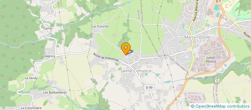 localisation de l'entreprise MONSIEUR JACQUES REVIL à SAINTE-CONSORCE