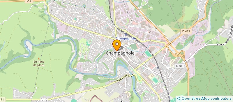 localisation de l'entreprise MONSIEUR JACQUES REYNA à CHAMPAGNOLE