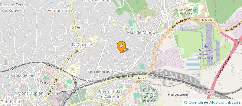 localisation de l'entreprise MONSIEUR JACQUES REYNAUD  NIMES