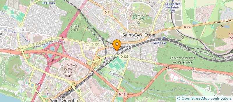 localisation de l'entreprise MONSIEUR JACQUES REYNAUD  SAINT-CYR-L'ECOLE