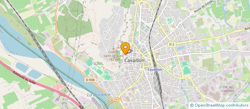 localisation de l'entreprise MONSIEUR JACQUES REYNOUARD  CAVAILLON