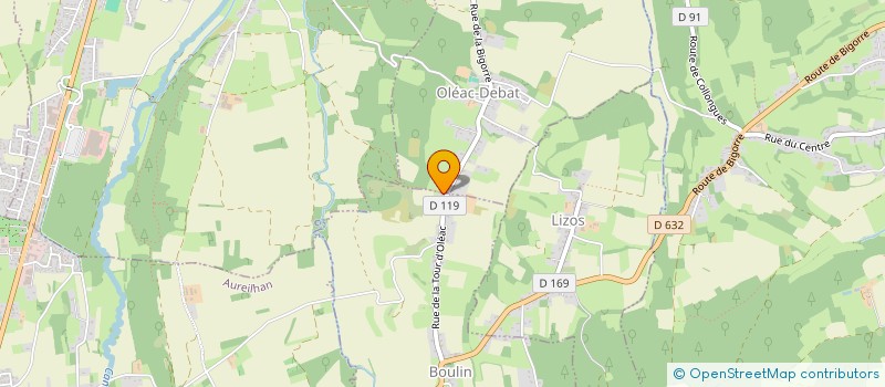 localisation de l'entreprise MONSIEUR JACQUES REYSSAC  BOULIN