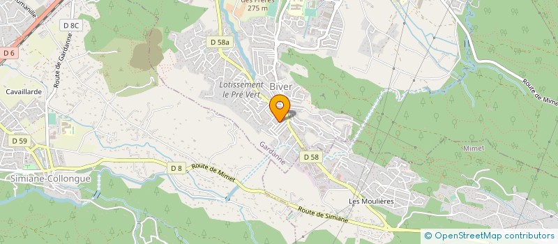 localisation de l'entreprise MONSIEUR JACQUES RHIE à GARDANNE
