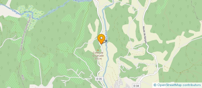 localisation de l'entreprise MONSIEUR JACQUES RICCIO  FUVEAU