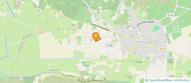 localisation de l'entreprise MONSIEUR JACQUES RICHAUD  MOURIES