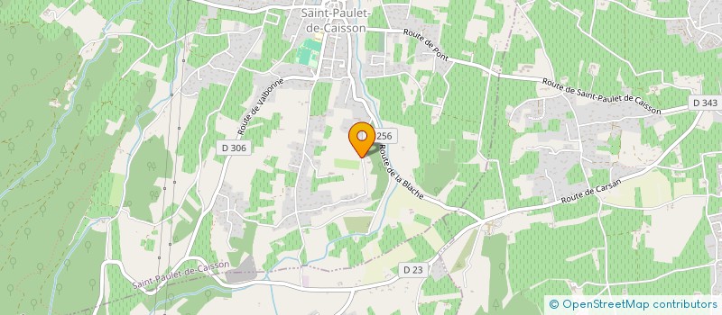 localisation de l'entreprise MONSIEUR JACQUES RICHE  SAINT-PAULET-DE-CAISSON