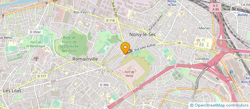 localisation de l'entreprise MONSIEUR JACQUES RICO à NOISY-LE-SEC