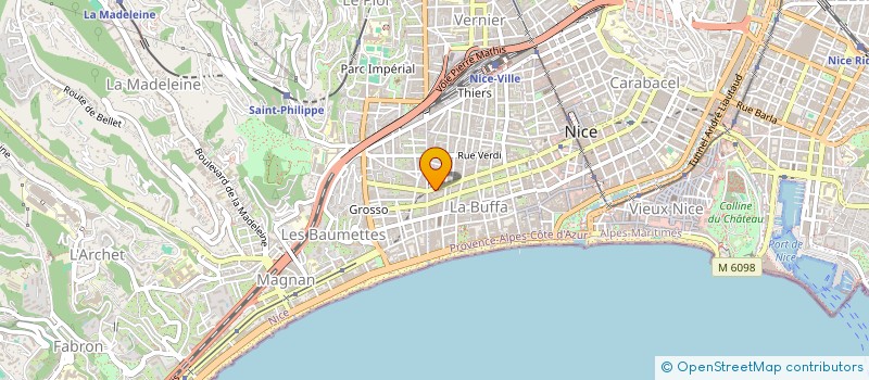 localisation de l'entreprise MONSIEUR JACQUES RICORD à NICE