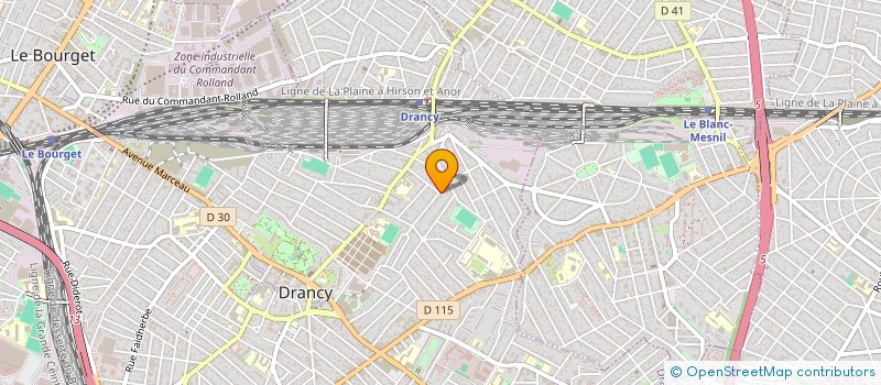 localisation de l'entreprise MONSIEUR JACQUES RICORDEAU  DRANCY