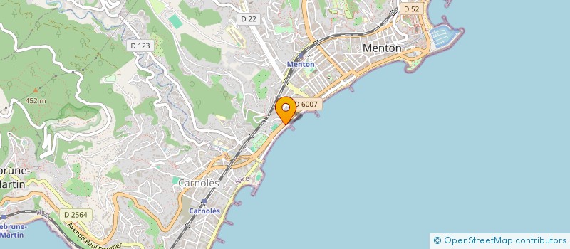 localisation de l'entreprise MONSIEUR JACQUES RIDES  MENTON