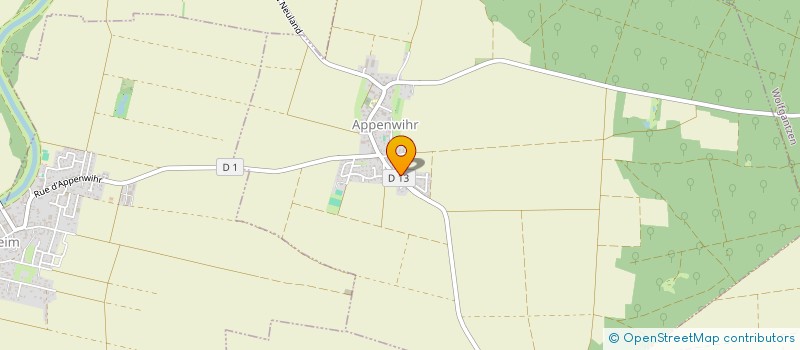 localisation de l'entreprise MONSIEUR JACQUES RIDOUX à APPENWIHR