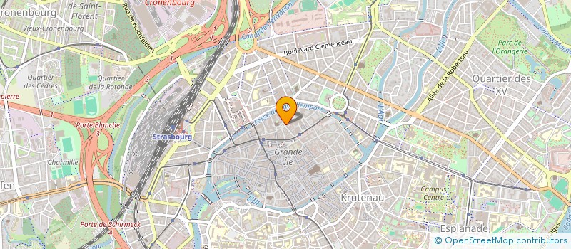 localisation de l'entreprise MONSIEUR JACQUES RIEG à STRASBOURG