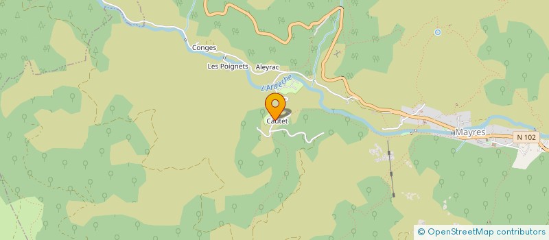 localisation de l'entreprise MONSIEUR JACQUES RIEU  MAYRES