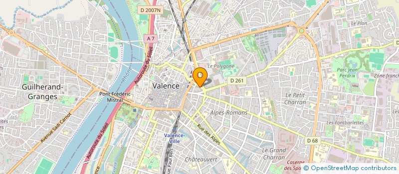 localisation de l'entreprise MONSIEUR JACQUES RIMEY à VALENCE