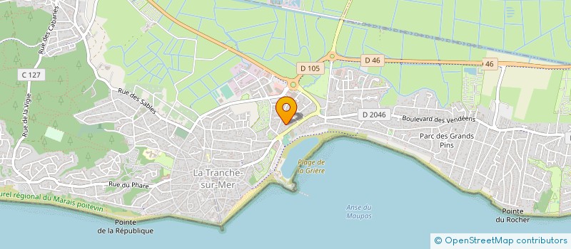 localisation de l'entreprise MONSIEUR JACQUES RINDER à LA TRANCHE-SUR-MER