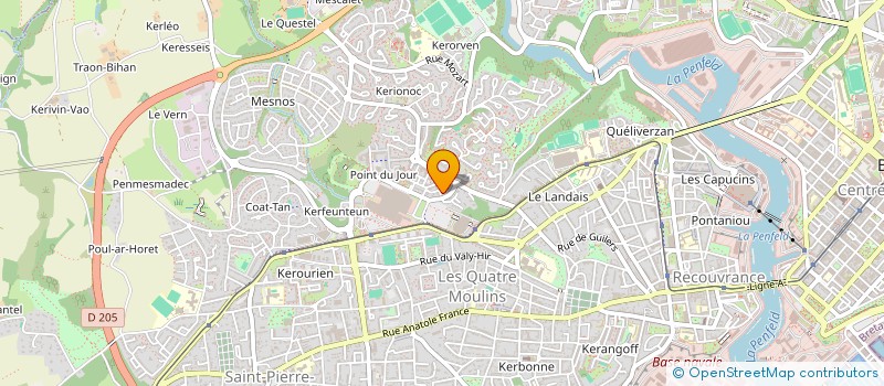 localisation de l'entreprise MONSIEUR JACQUES RIOU à BREST