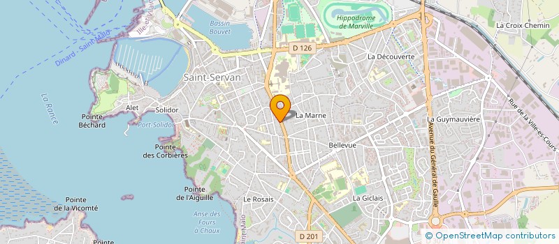 localisation de l'entreprise MONSIEUR JACQUES RIOULT à SAINT-MALO