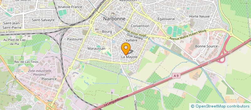 localisation de l'entreprise MONSIEUR JACQUES RIQUE  NARBONNE