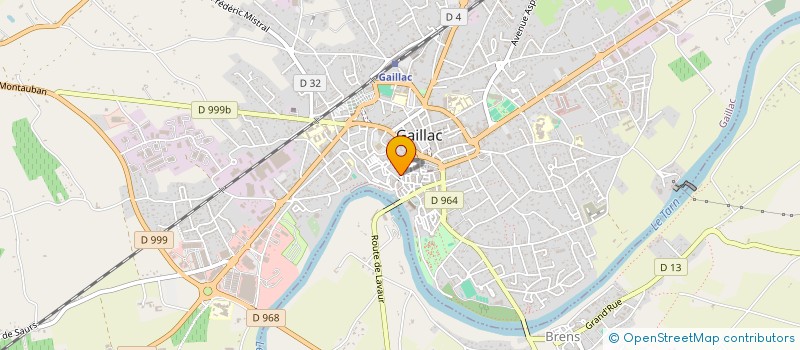 localisation de l'entreprise MONSIEUR JACQUES RIVALS  GAILLAC