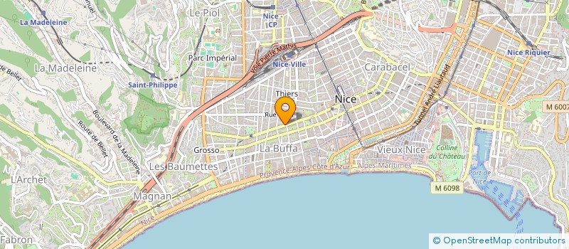 localisation de l'entreprise MONSIEUR JACQUES RIVIERE  NICE