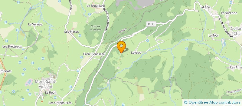 localisation de l'entreprise MONSIEUR JACQUES ROBEROT  CULLES-LES-ROCHES