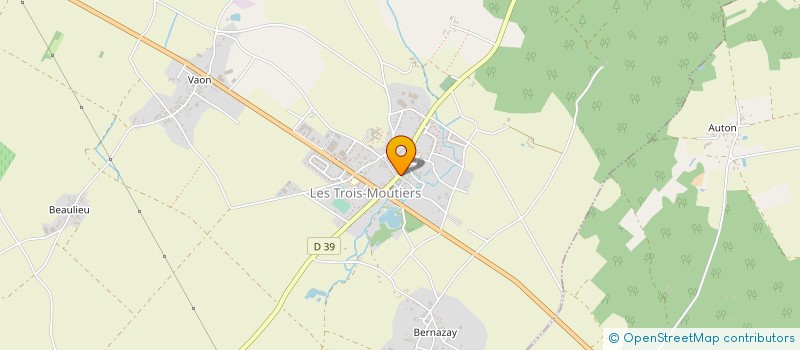 localisation de l'entreprise MONSIEUR JACQUES ROBERT à LES TROIS-MOUTIERS