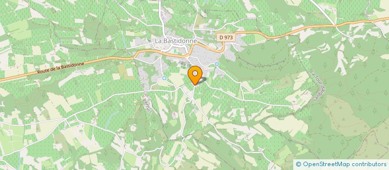 localisation de l'entreprise MONSIEUR JACQUES ROBERT  LA BASTIDONNE