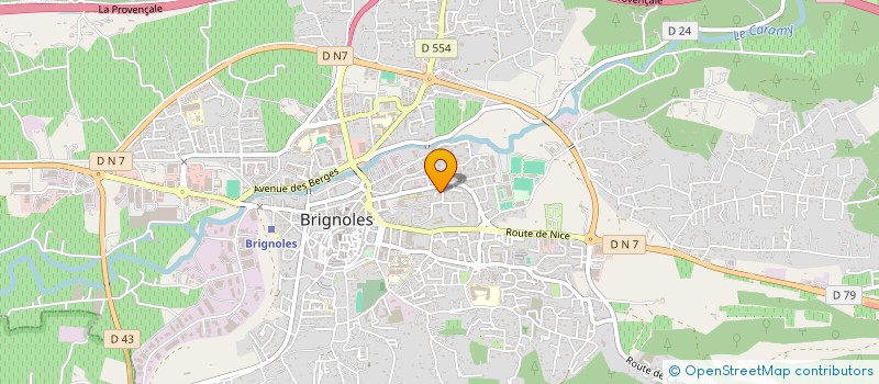 localisation de l'entreprise MONSIEUR JACQUES ROBERT  BRIGNOLES