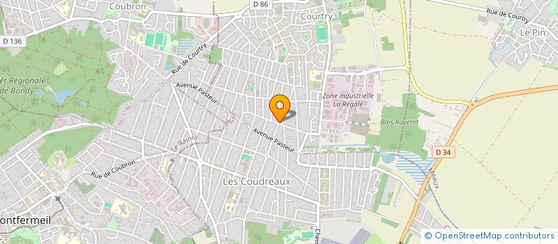 localisation de l'entreprise MONSIEUR JACQUES ROBERT à COURTRY