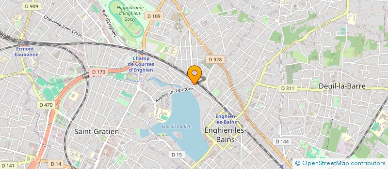 localisation de l'entreprise MONSIEUR JACQUES ROBERT à ENGHIEN LES BAINS