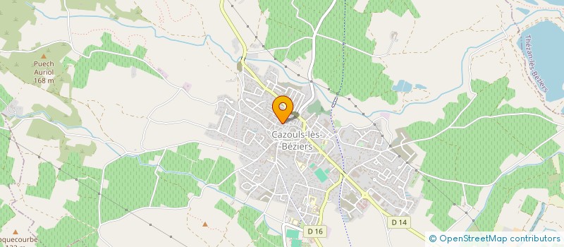 localisation de l'entreprise MONSIEUR JACQUES ROBERT  CAZOULS-LES-BEZIERS