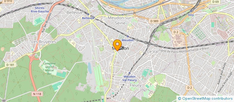 localisation de l'entreprise MONSIEUR JACQUES ROBERT à MEUDON