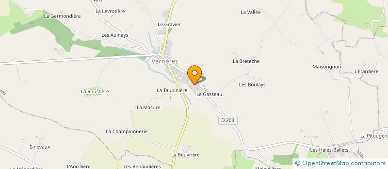 localisation de l'entreprise MONSIEUR JACQUES ROBET à VERRIERES