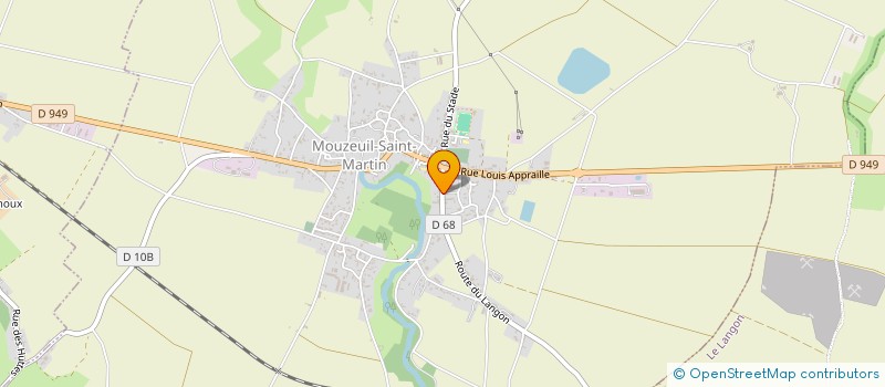 localisation de l'entreprise MONSIEUR JACQUES ROBIN à MOUZEUIL-SAINT-MARTIN