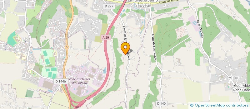 localisation de l'entreprise MONSIEUR JACQUES ROBINE  LA RIVIERE-SAINT-SAUVEUR