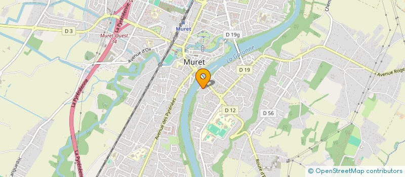 localisation de l'entreprise MONSIEUR JACQUES ROBINEAU  MURET