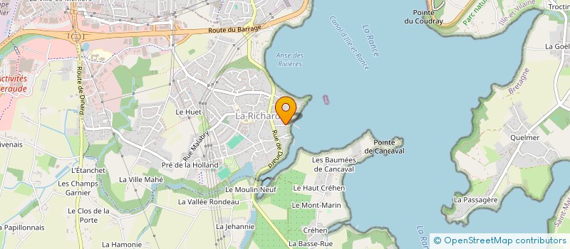 localisation de l'entreprise MONSIEUR JACQUES ROBION à LA RICHARDAIS