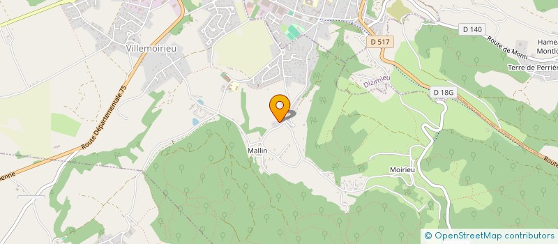 localisation de l'entreprise MONSIEUR JACQUES ROCABERT-ROMERO  VILLEMOIRIEU