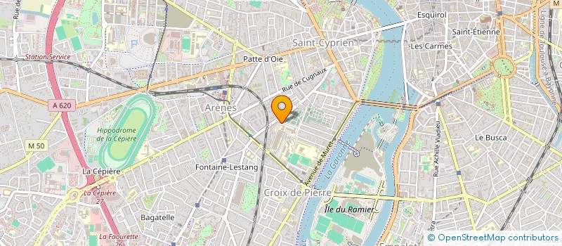 localisation de l'entreprise MONSIEUR JACQUES ROCHEFORT  TOULOUSE