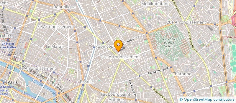 localisation de l'entreprise MONSIEUR JACQUES ROCLE  PARIS