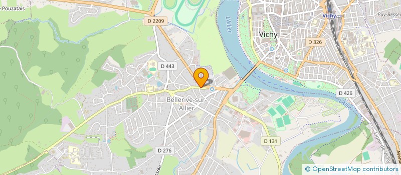 localisation de l'entreprise MONSIEUR JACQUES ROFFET à BELLERIVE-SUR-ALLIER