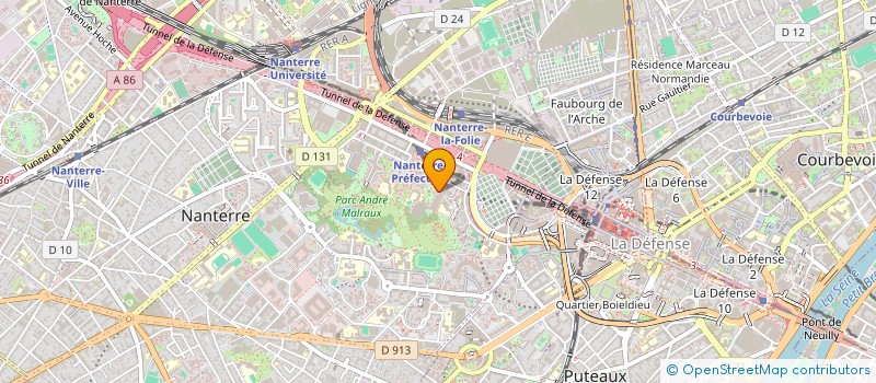 localisation de l'entreprise MONSIEUR JACQUES ROGER à NANTERRE