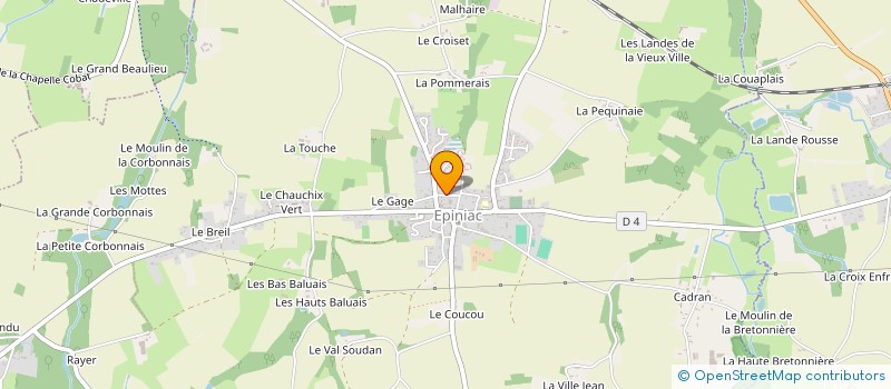 localisation de l'entreprise MONSIEUR JACQUES ROGER  EPINIAC