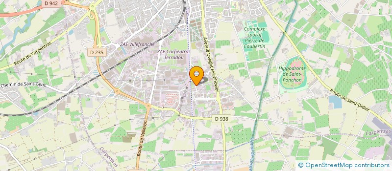 localisation de l'entreprise MONSIEUR JACQUES ROGIER  CARPENTRAS