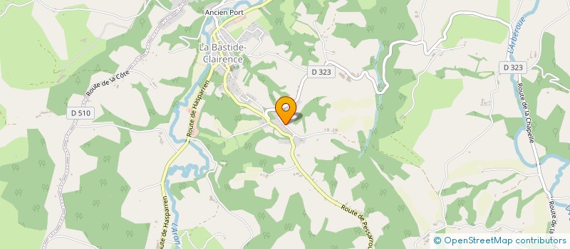 localisation de l'entreprise MONSIEUR JACQUES ROMAIN à LA BASTIDE-CLAIRENCE