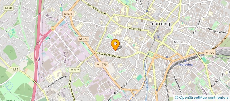 localisation de l'entreprise MONSIEUR JACQUES ROMMENS  TOURCOING